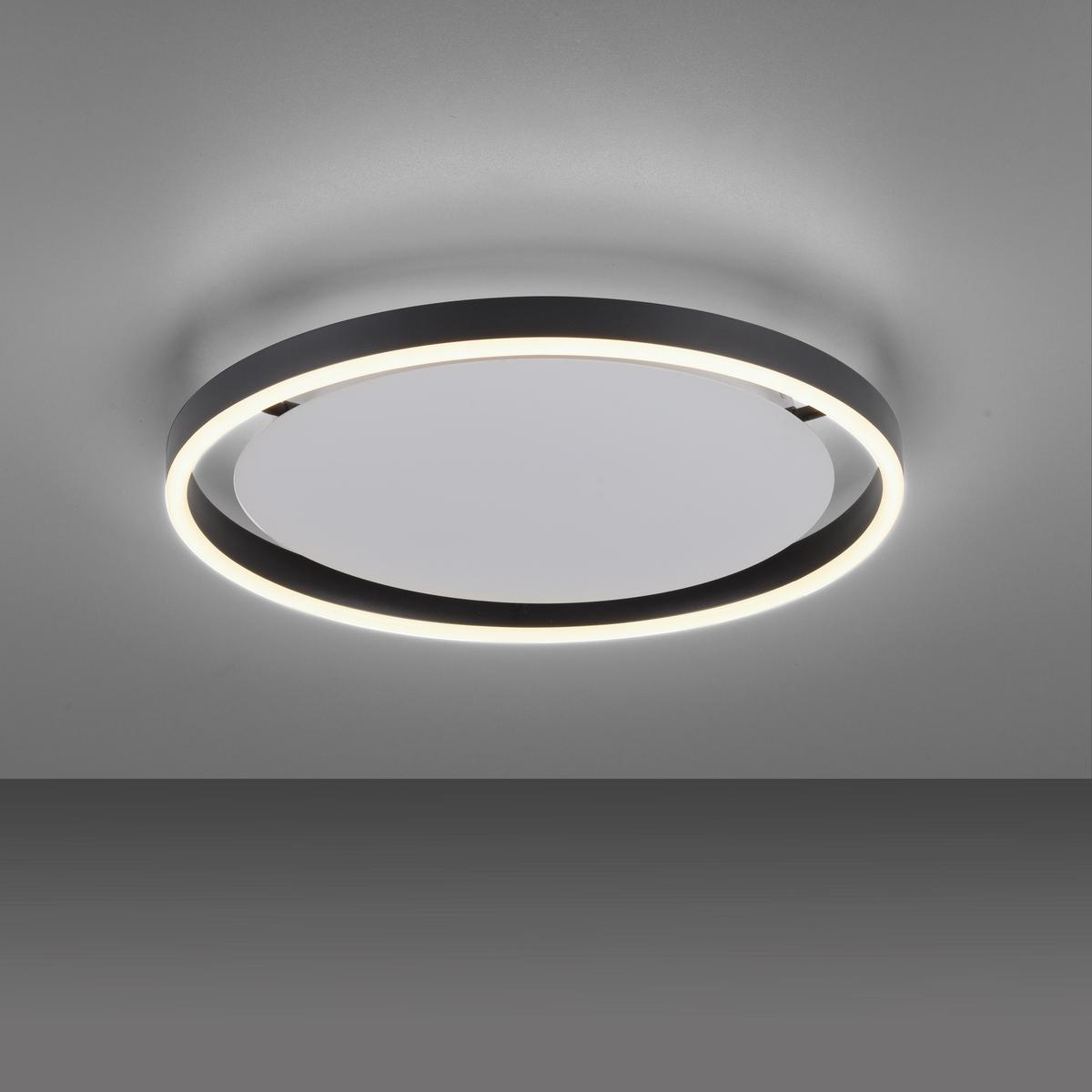 LAMPA SUFITOWA LED 15391-13 RITUS - antracytowy, Trend, tworzywo sztuczne/metal (39,3/5,3cm)
