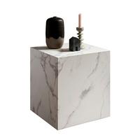Mizica Marble, Bela - bela, Design, leseni material (45/45/50cm) - Livetastic