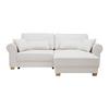 Wohnlandschaft Angelo Beige - Beige, MODERN, Holz/Holzwerkstoff (255/92/185cm) - Mömax
