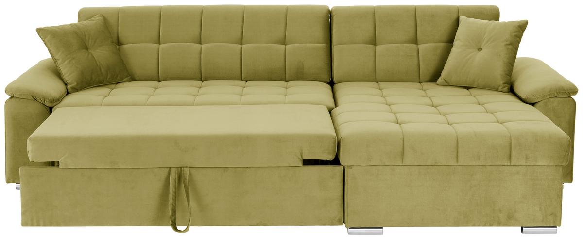 Kutna Garnitura Bali - boje senfa, Trend, tekstil (257/167cm) - Modern Living