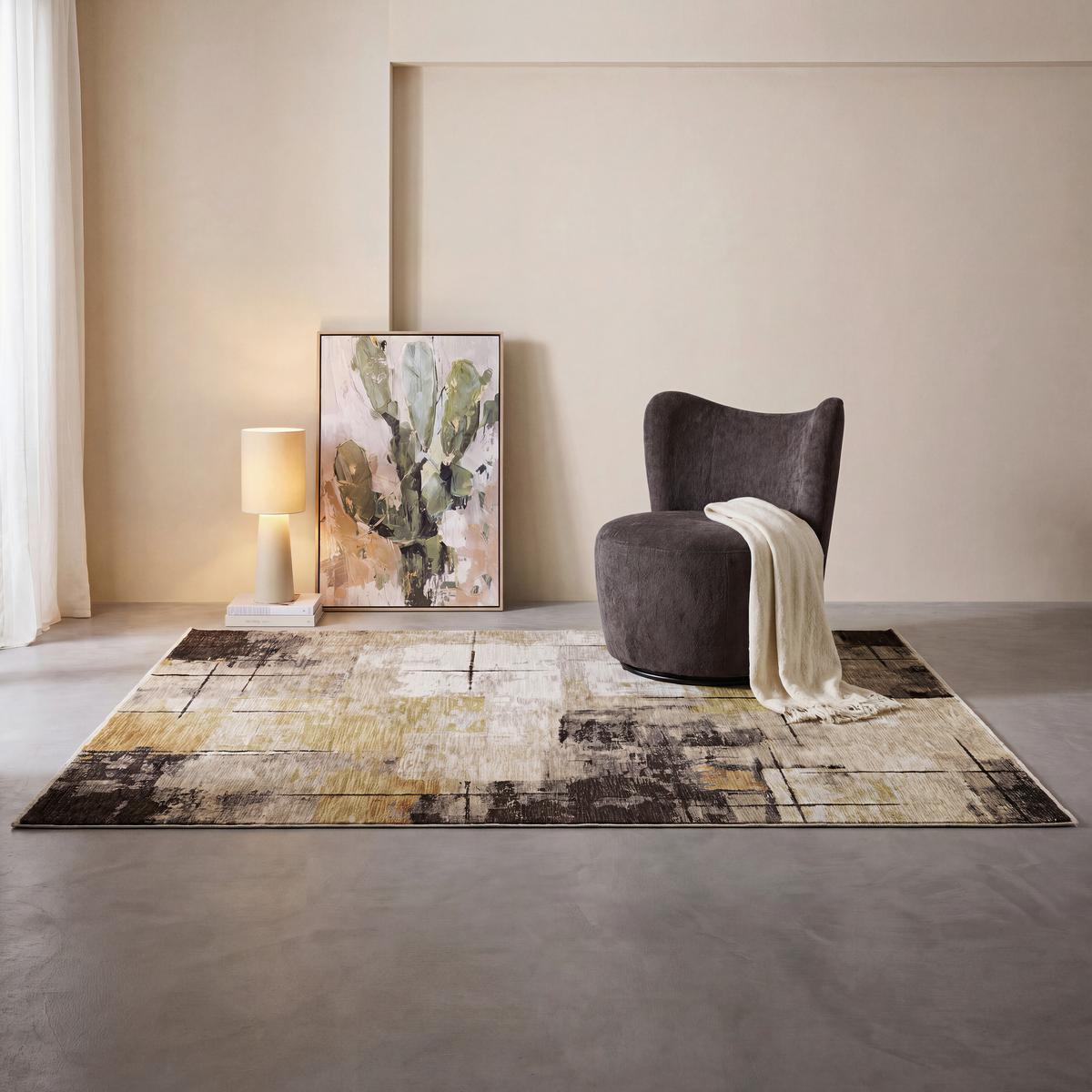 Webteppich Ischia Beige ca. 160x240cm - Beige, KONVENTIONELL, Textil (160/240cm) - Mömax