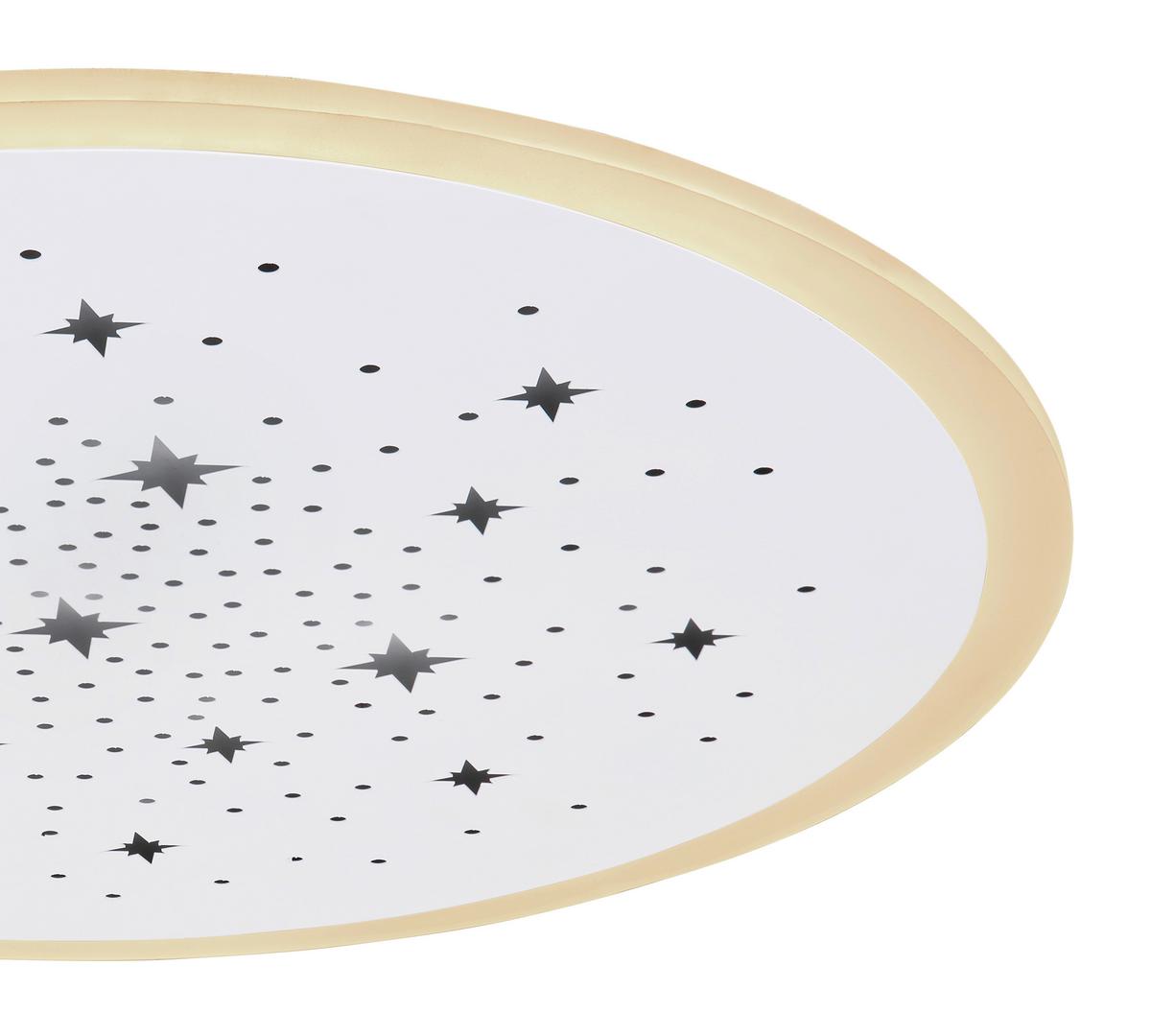 Stropna Led-svetilka Murphy, S Sijalko - bela, Design, kovina/umetna masa (38/5cm)