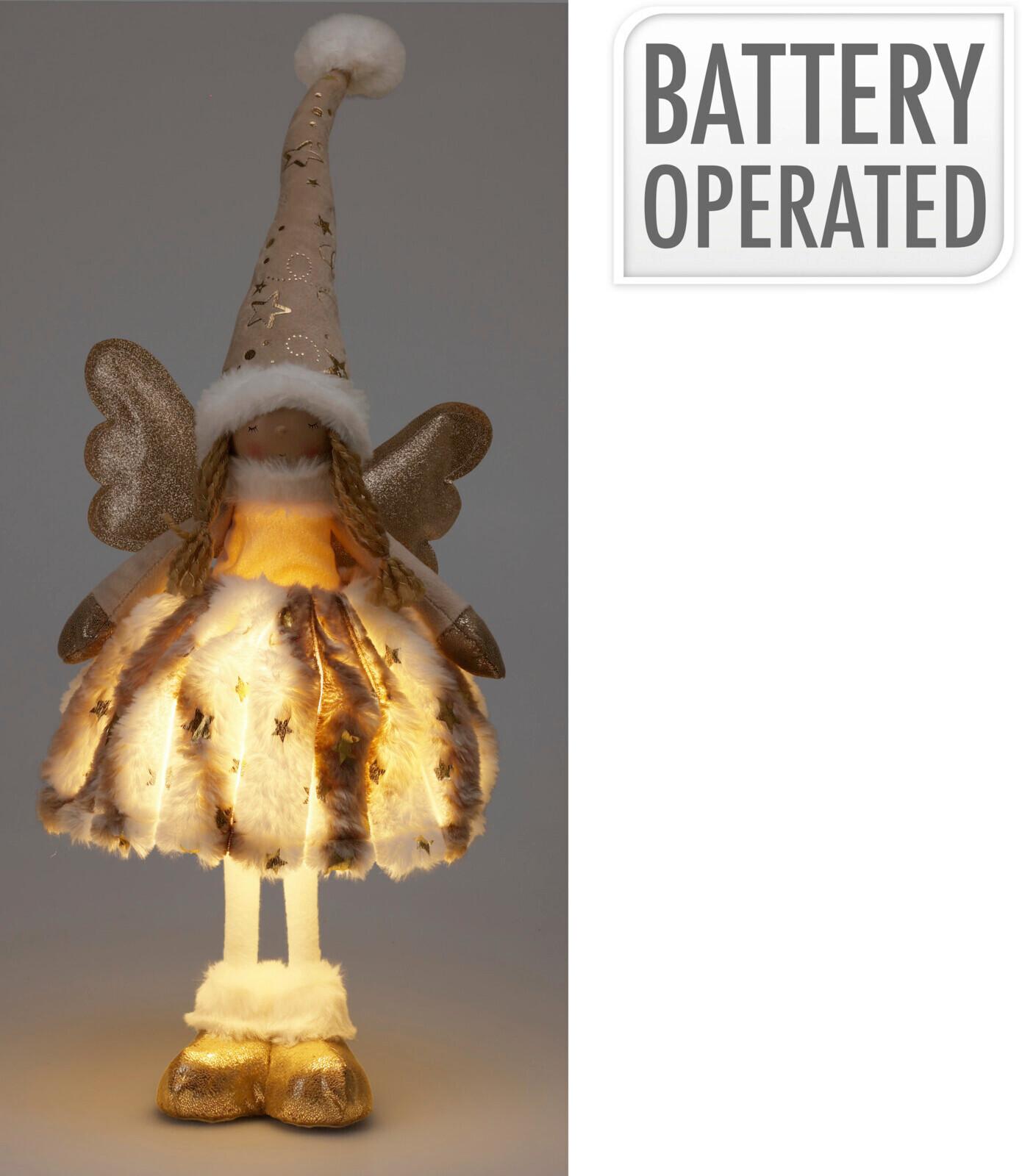 LED-es Dekor Angyal Angel - műanyag (22/16/50cm)