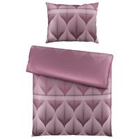 Bettwäsche Domps XL Mauve ca. 140x220cm - Mauve, MODERN, Textil (140/220cm) - Modern Living