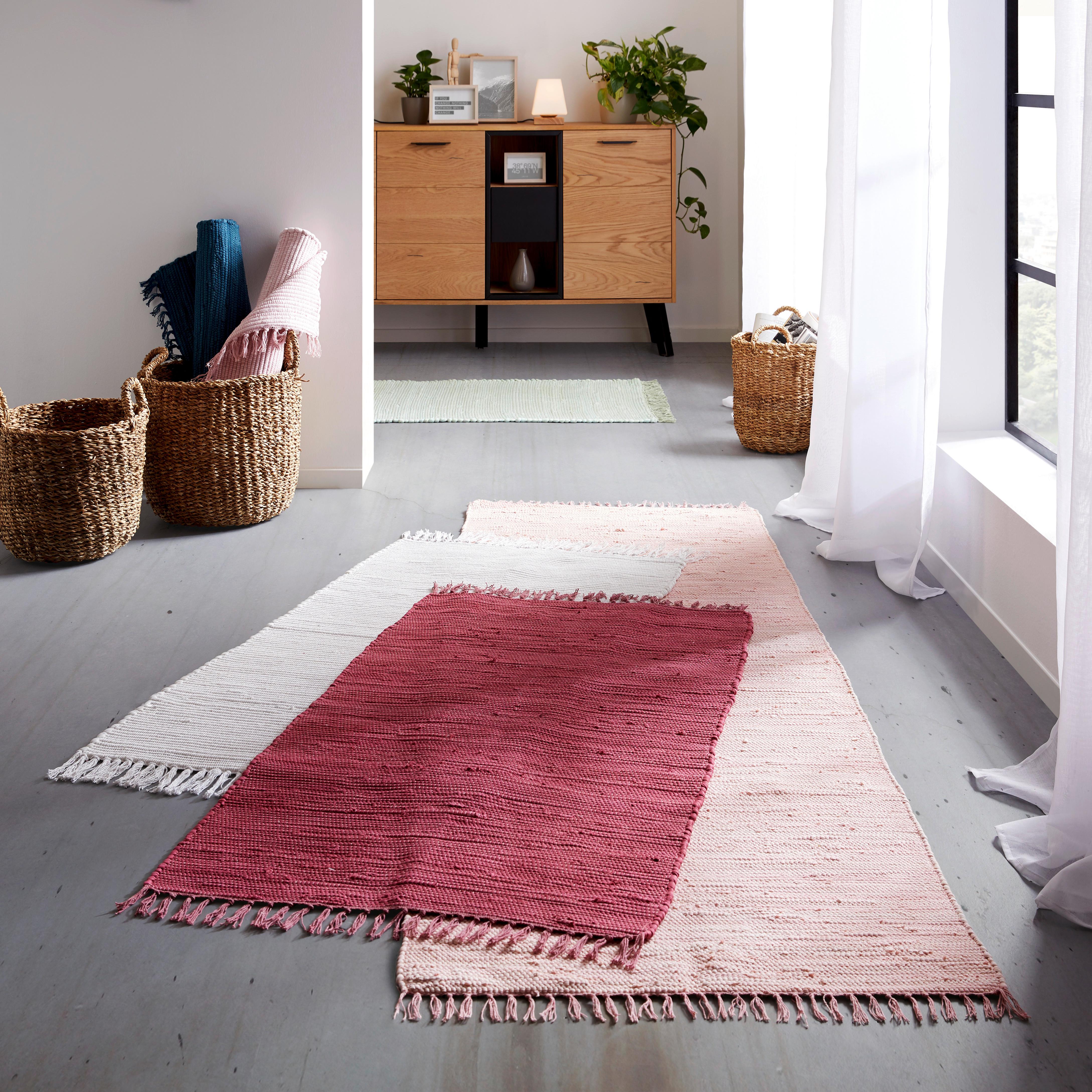 TRASMATTA JULIA 2 - rosa, Romantik / Lanthus, textil (70/130cm) - Mömax