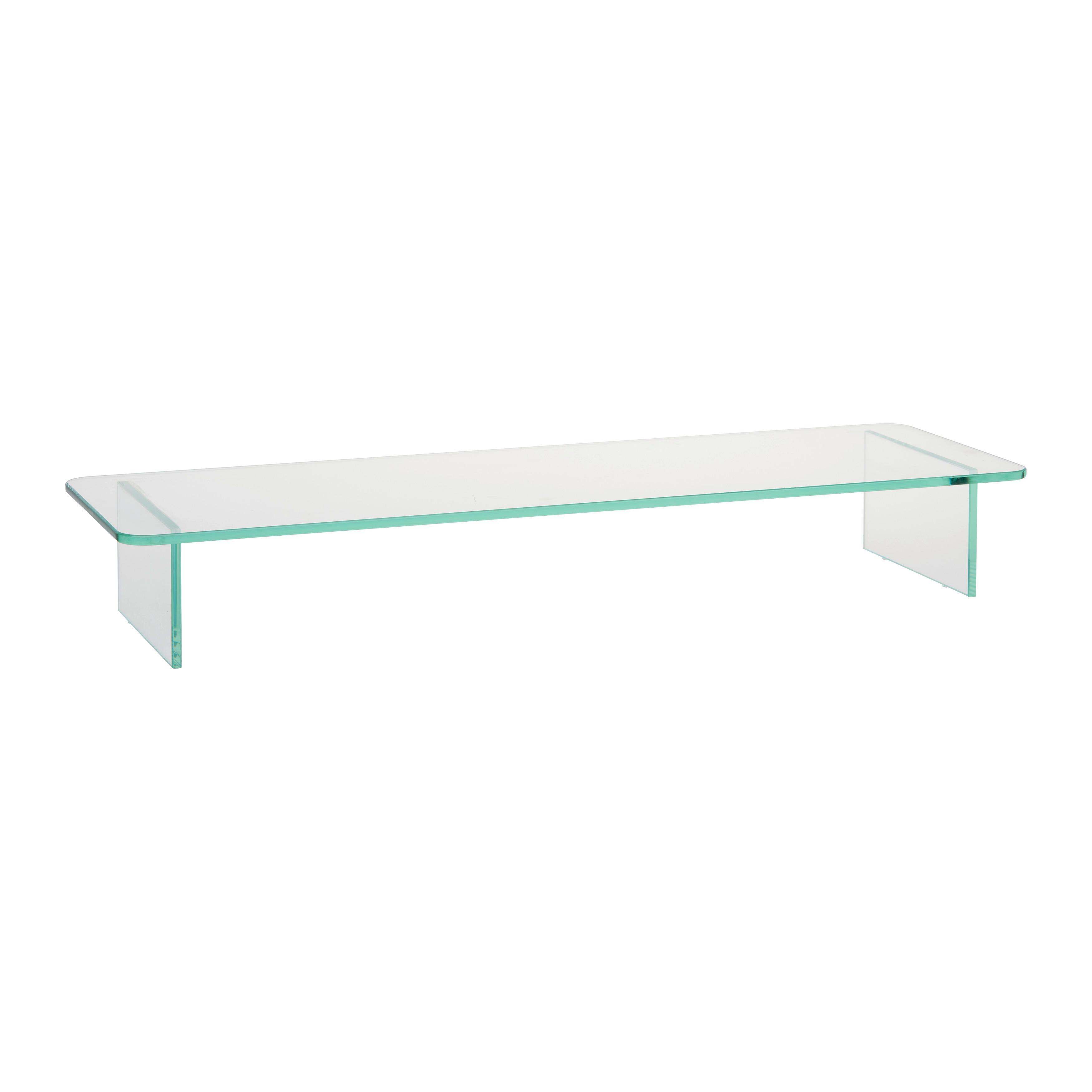 TV-Aufsatz Go aus Glas - Klar, KONVENTIONELL, Glas (75/12/25cm) - Mömax
