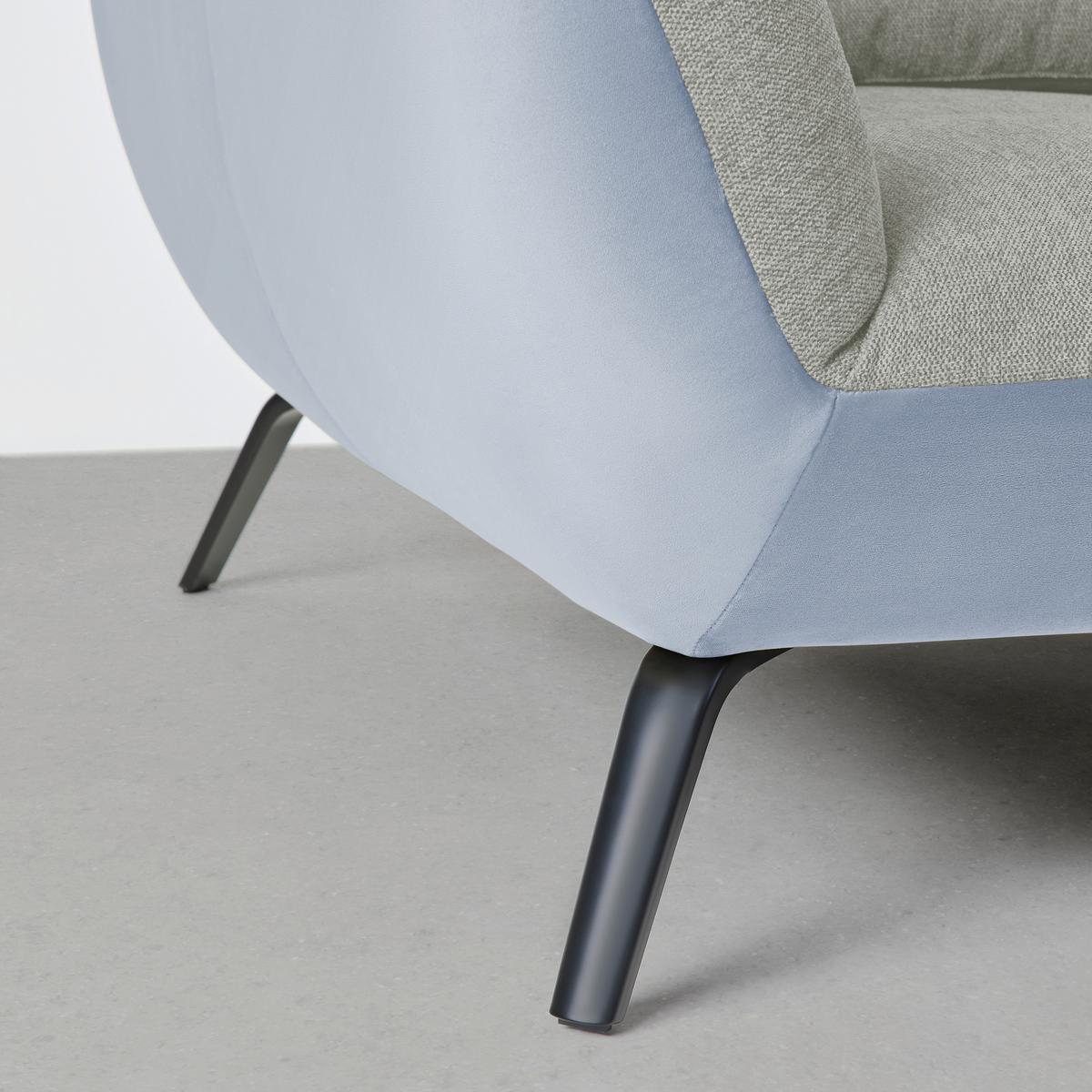 Wohnlandschaft Trendy Silberfarben/Hellgrau - Silberfarben/Hellgrau, MODERN, Holzwerkstoff/Textil (310/93/250cm) - Premium Living