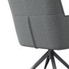 UTESTOL GLAMOUR - beige/antracit, Modern, metall/textil (62/62/87cm) - Mömax