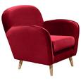 Sessel in Rot 'Milos ES' - Rot/Kieferfarben, Trend, Holz/Holzwerkstoff (82/88/92cm) - Livetastic Sessel in Rot 'Milos ES' - Rot/Kieferfarben, Trend, Holz/Holzwerkstoff (82/88/92cm) - Livetastic