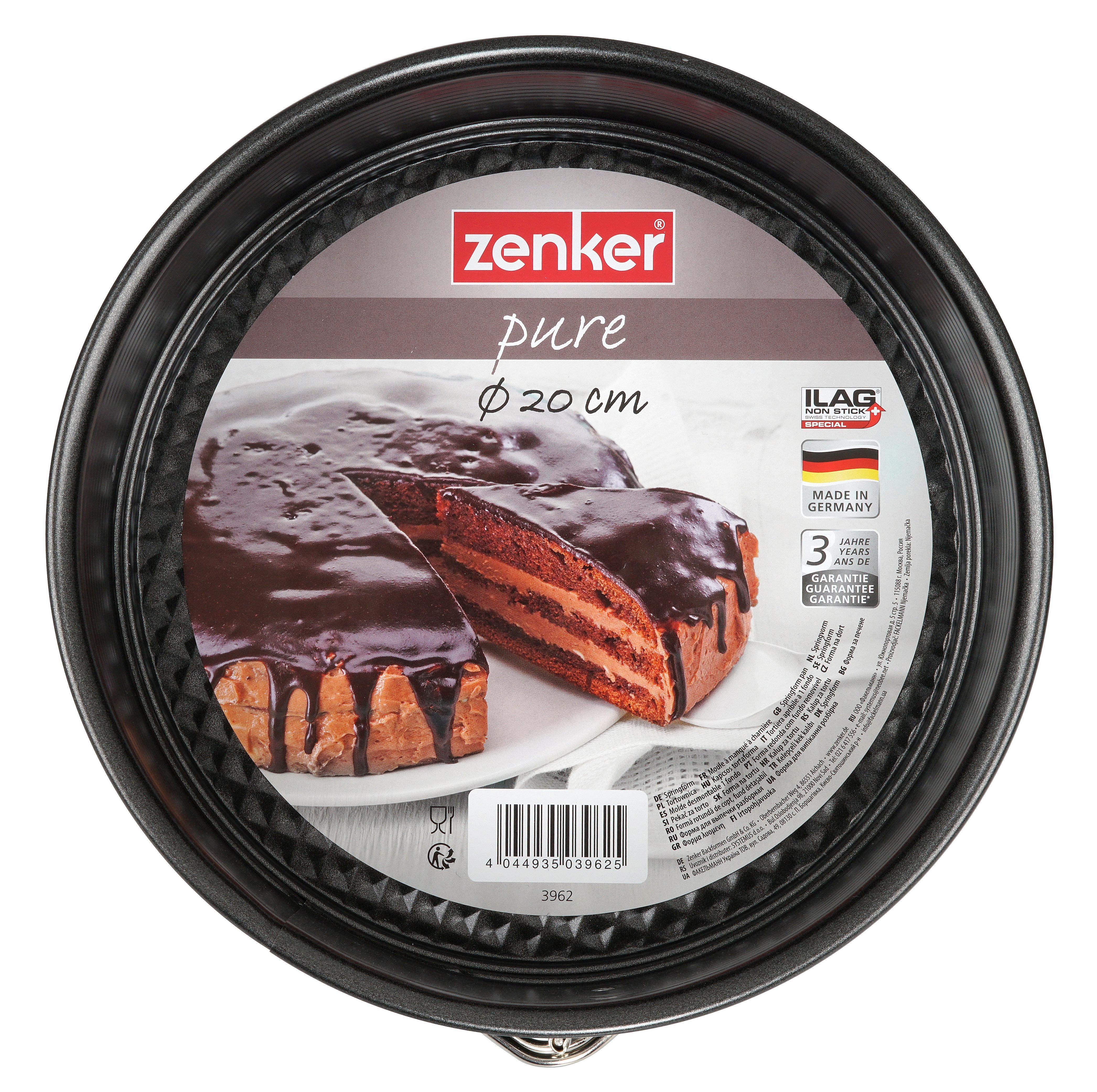 Springform Bakery Schwarz Ø ca. 20cm - Schwarz, Basics, Metall (20/20/7cm) - Zenker