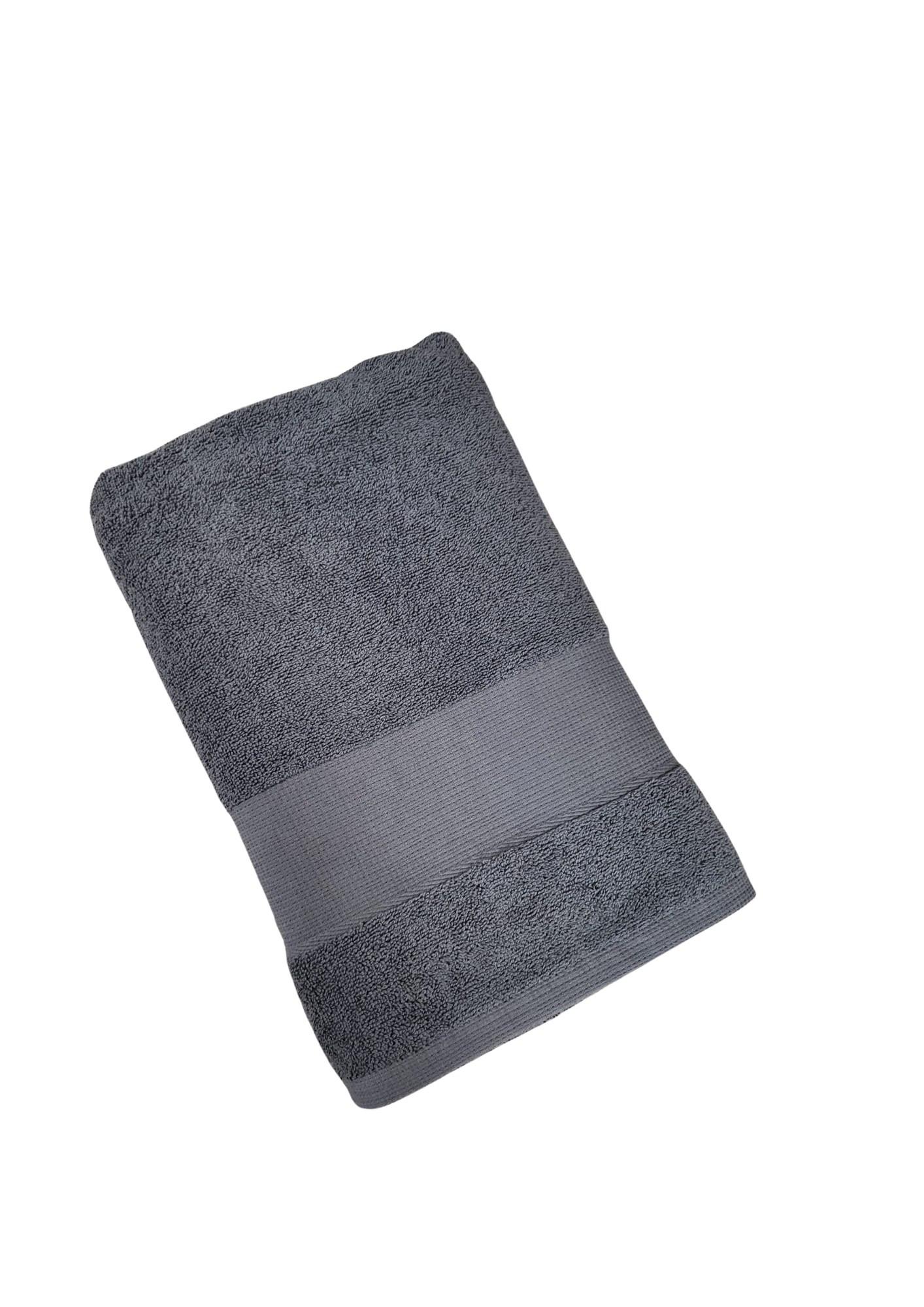 Prosop Ella, cca. 70x140cm - gri închis, Basics, textil (70/140cm)