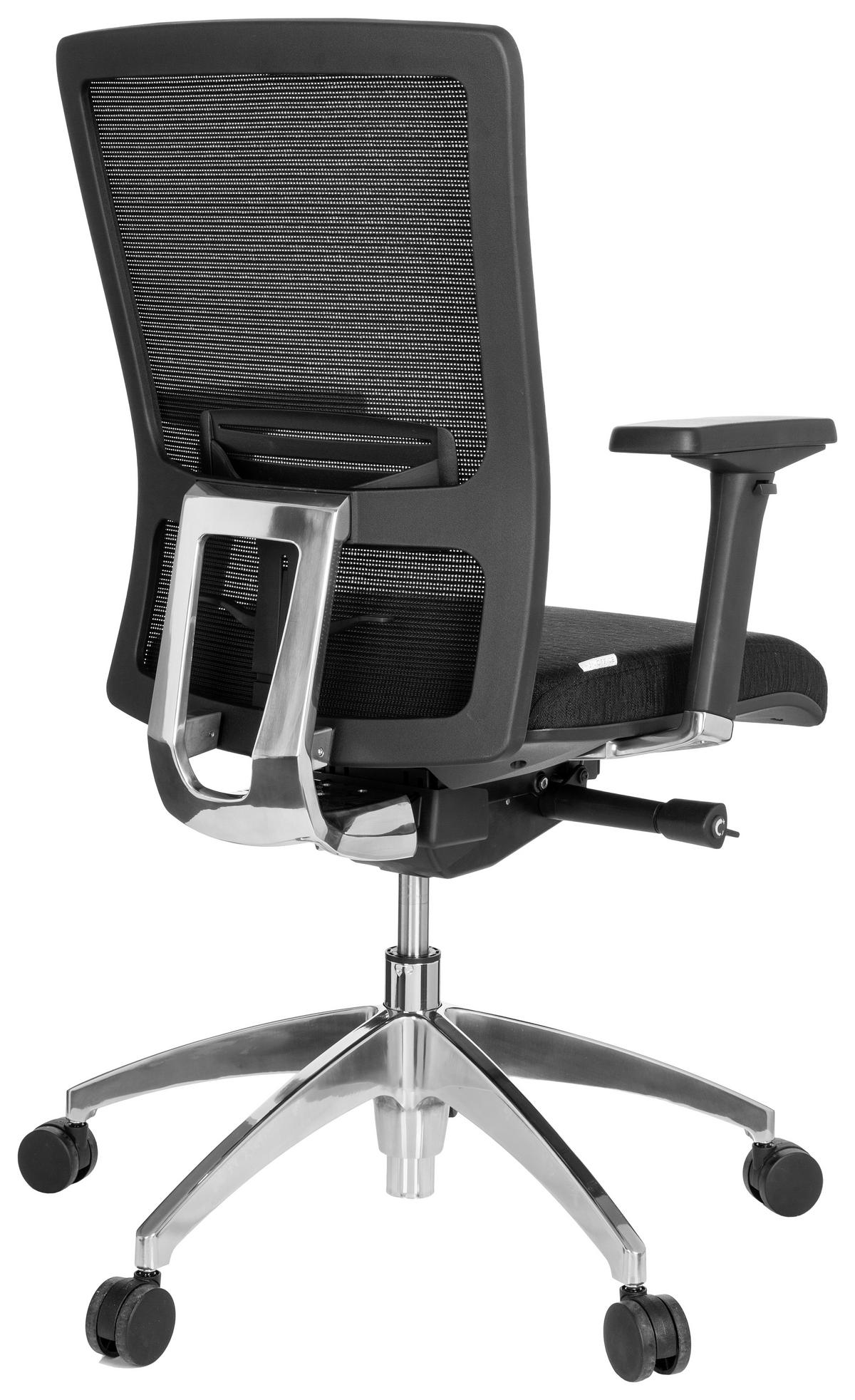 Pisarniški Stol Astra Base, Črna - črna/barve aluminija, Moderno, kovina/umetna masa (57/113/52cm) - MID.YOU
