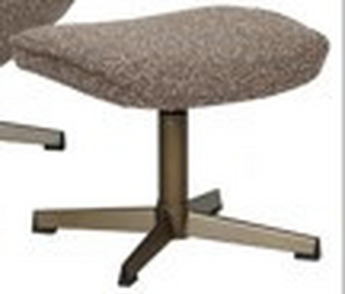 Tabure Alba - brončane boje/smeđa, Moderno, metal/tekstil (46/36/36cm) - Mömax