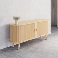 Sideboard Ennio Eichefarben Echtholz/MDF - Eichefarben, MODERN, Holz/Holzwerkstoff (160/80/40cm) - Bessagi Home