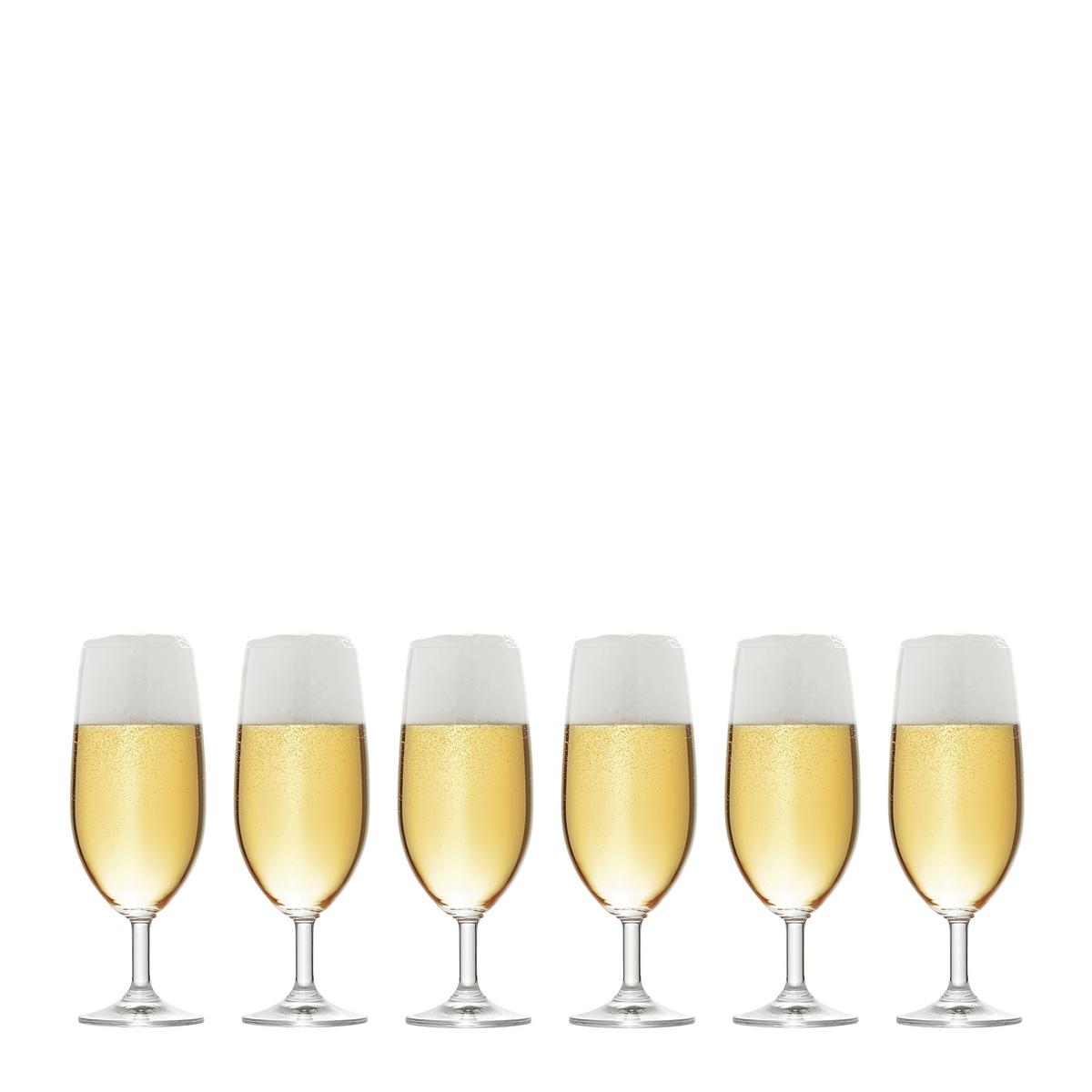 KOMPLET SZKŁA STOŁOWEGO 063318 - przejrzysty, Basics, szkło (19/7,5cm) - Leonardo
