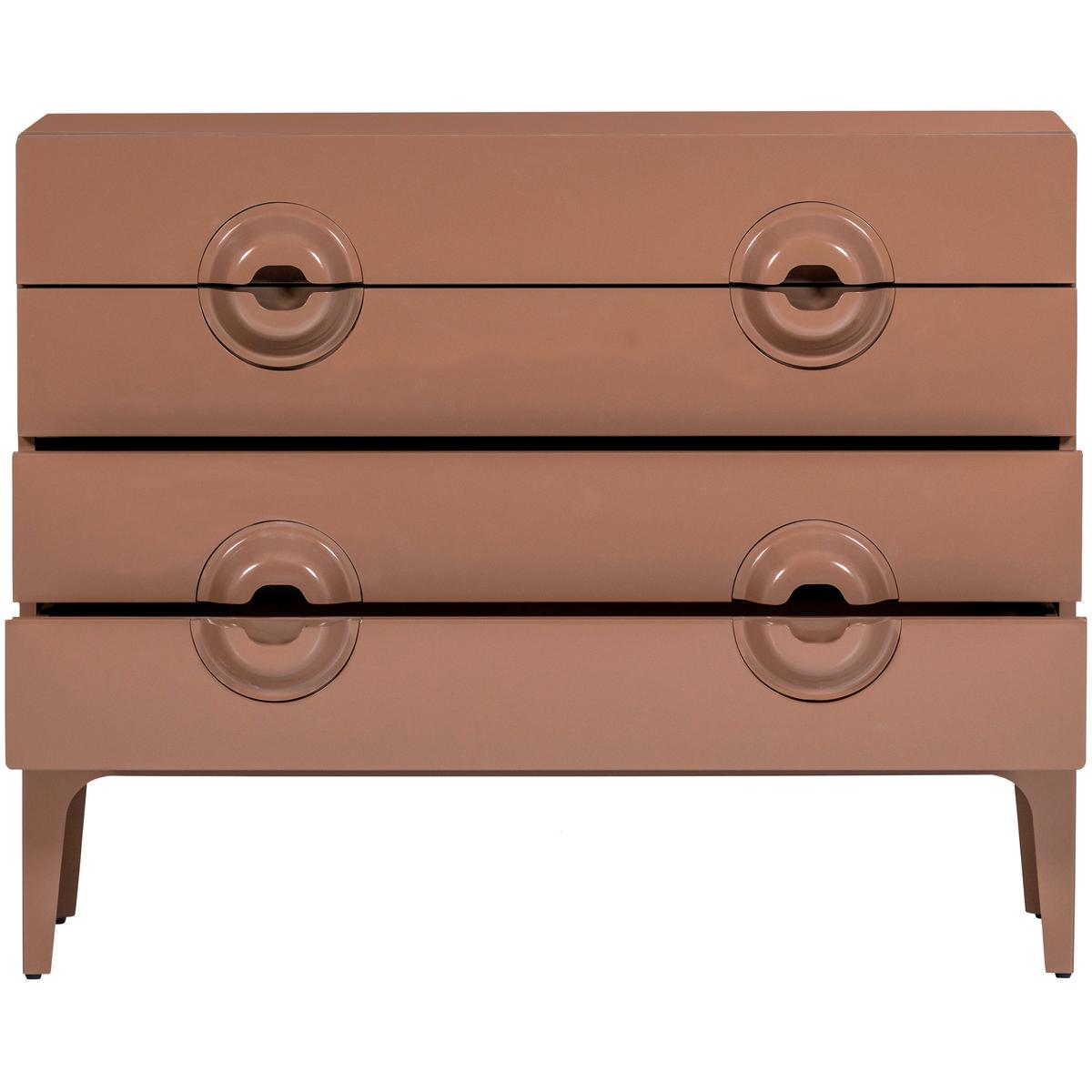 Kommode Merge Altrosa B: 110 cm - Altrosa, Design, Holz/Metall (110/89/44cm) - Livetastic