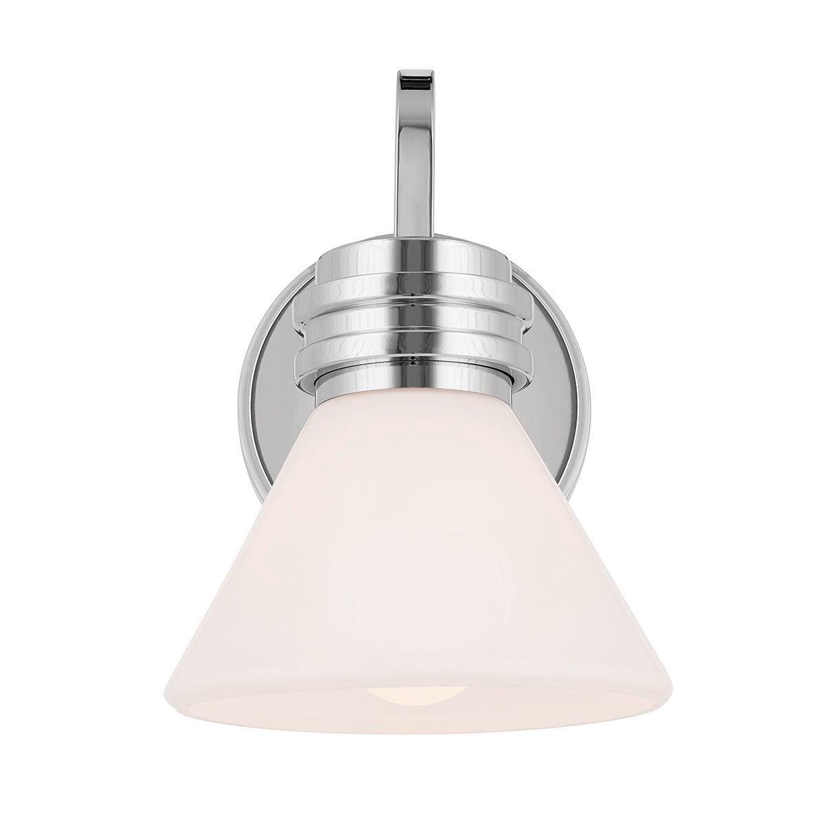 Fürdőszobai Falilámpa Kl-Farum1-Ch - fehér, Konventionell, üveg/fém (2,40/1,78/2,15cm) - Elstead Lighting
