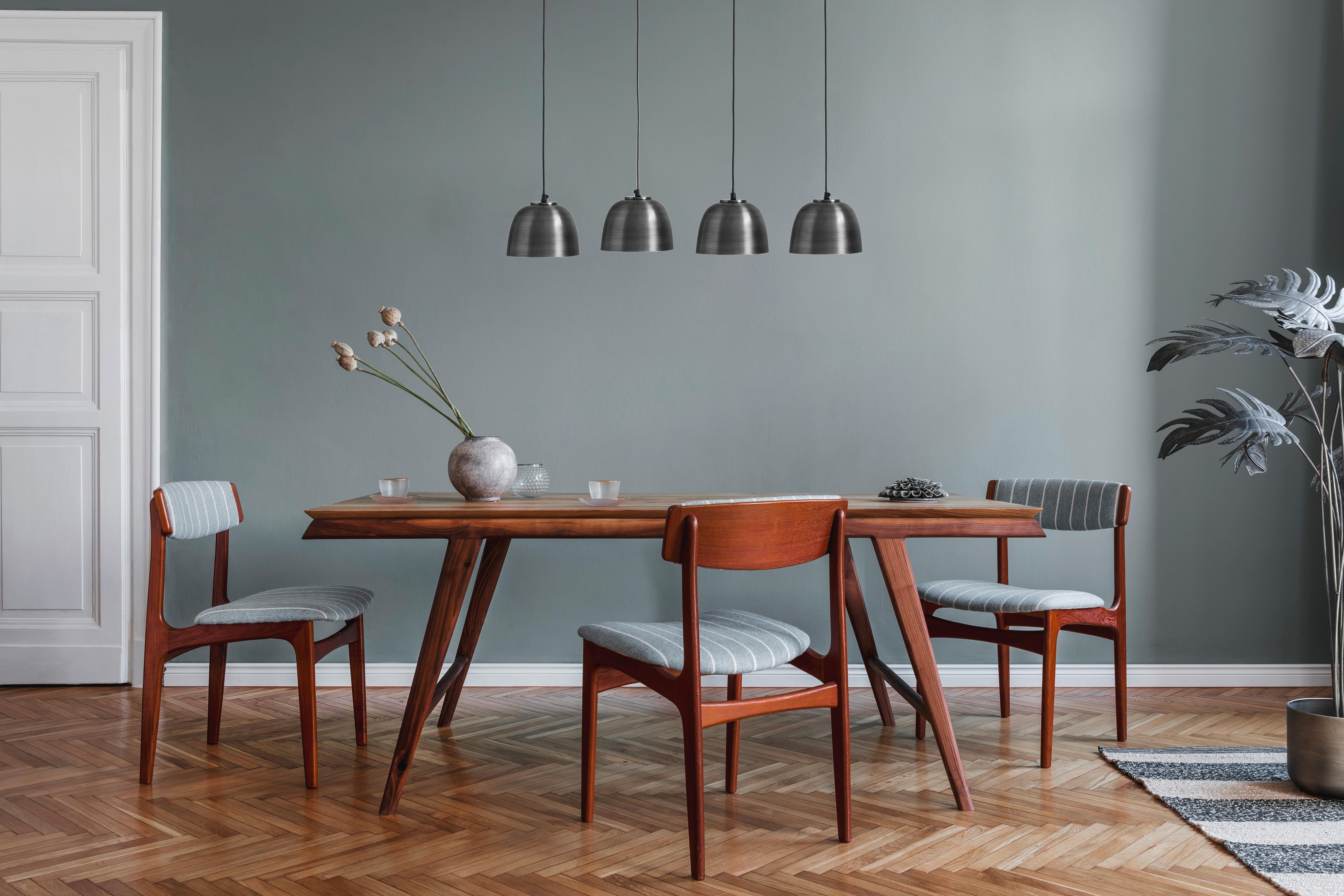 Hängeleuchte Hermi I max. 25 Watt - Naturfarben, Basics, Holz/Metall (90/12/120cm) - Globo