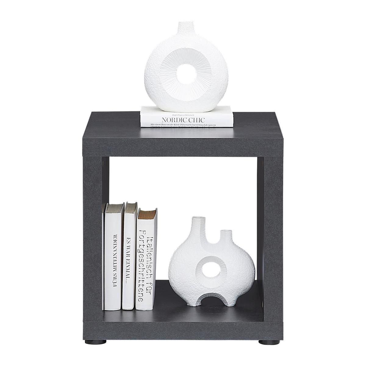 Beistelltisch in Schwarz - Schwarz, Modern, Holzwerkstoff (40/41/40cm) - Mömax