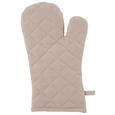 Topfhandschuh Ameline Taupe - Taupe, ROMANTIK / LANDHAUS, Textil (18/32cm) - ZANDIARA