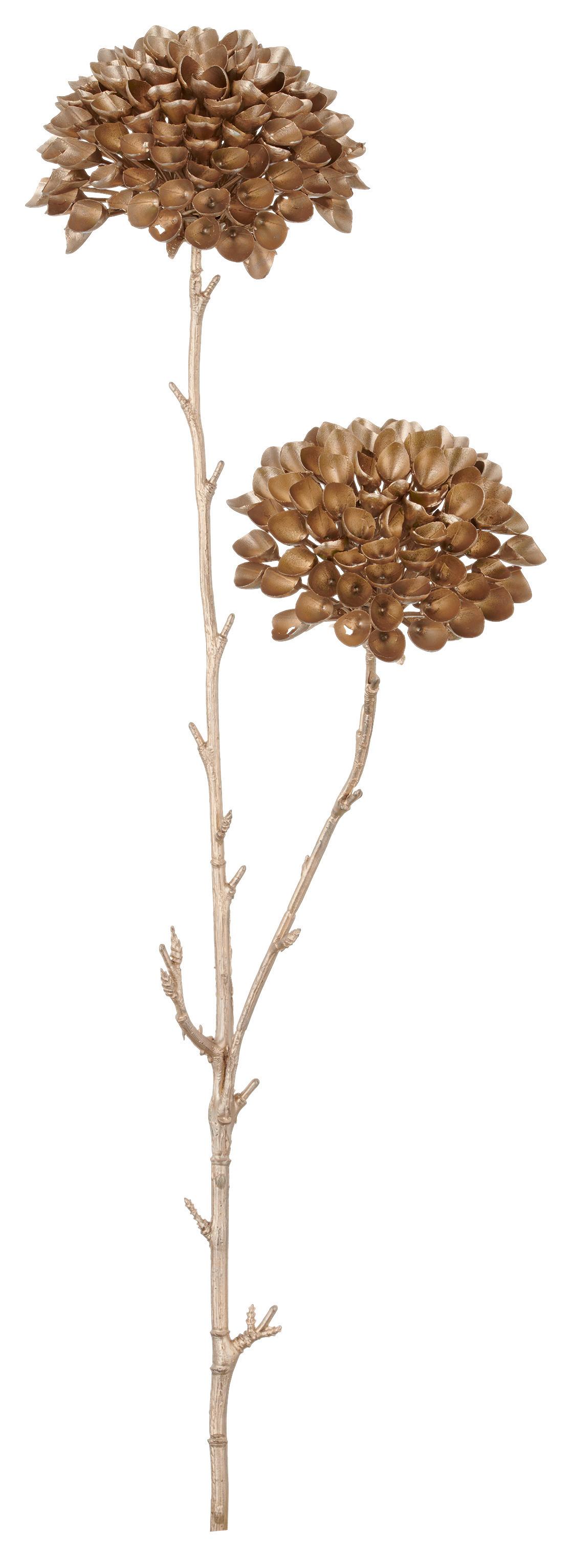 Kunstpflanze Ixora I Champagner ca. 52cm - Champagner/Naturfarben, Basics, Kunststoff (52cm) - Mömax