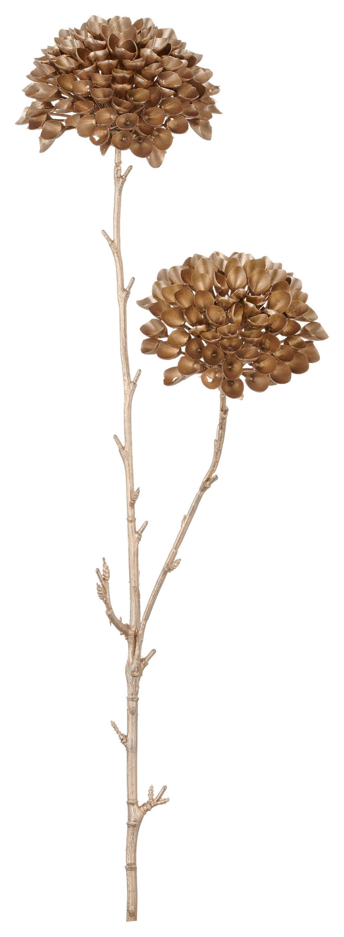 Kunstpflanze Ixora I Champagner ca. 52cm - Champagner/Naturfarben, Basics, Kunststoff (52cm) - Mömax