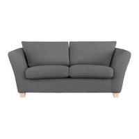 2-Sitzer-Sofa Devado Dunkelgrau Cord - Dunkelgrau/Naturfarben, Holz/Textil (190/70-85/95cm) - Mömax