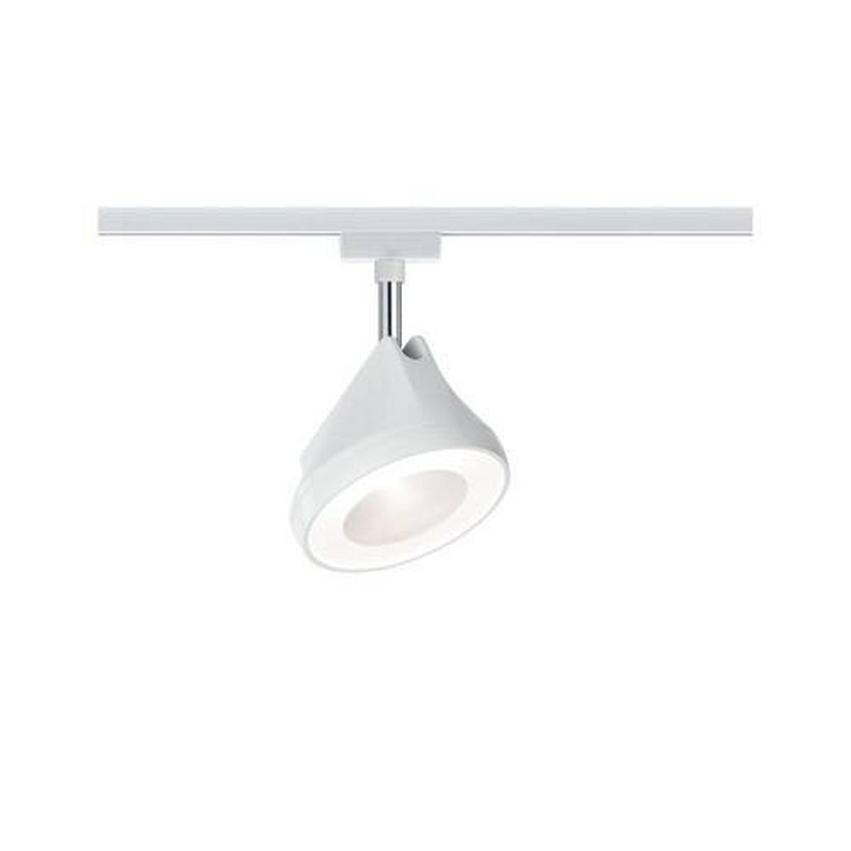 Schienensystem-Strahler Spot Arena in Weiß max. 9,9 Watt - Weiß, Basics, Metall (12,3/19,1cm) - Paulmann