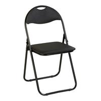 Klappsessel Shake in Schwarz - Schwarz, KONVENTIONELL, Kunststoff/Metall (44/80/47cm) - Mömax