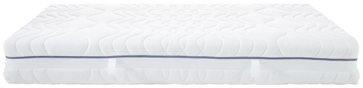 Komfortschaummatratze Wave H3+H4 ca. 90x200cm - Weiß, Textil (90/200cm) - Nadana