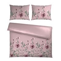 Bettwäsche Wiese XXL Mauve ca. 200x220cm - Mauve, KONVENTIONELL, Textil (200/220cm) - Mömax