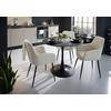STOL MED ARMSTÖD ELENA -TOP- - beige/svart, Modern, metall/trä (57/85/60cm) - Mömax