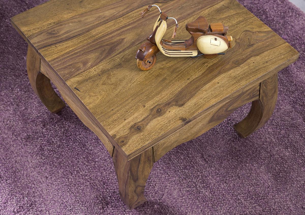 Couchtisch Opium in Sheeshamfarben Echtholz - Sheeshamfarben, Design, Holz (60/60/40cm) - MID.YOU
