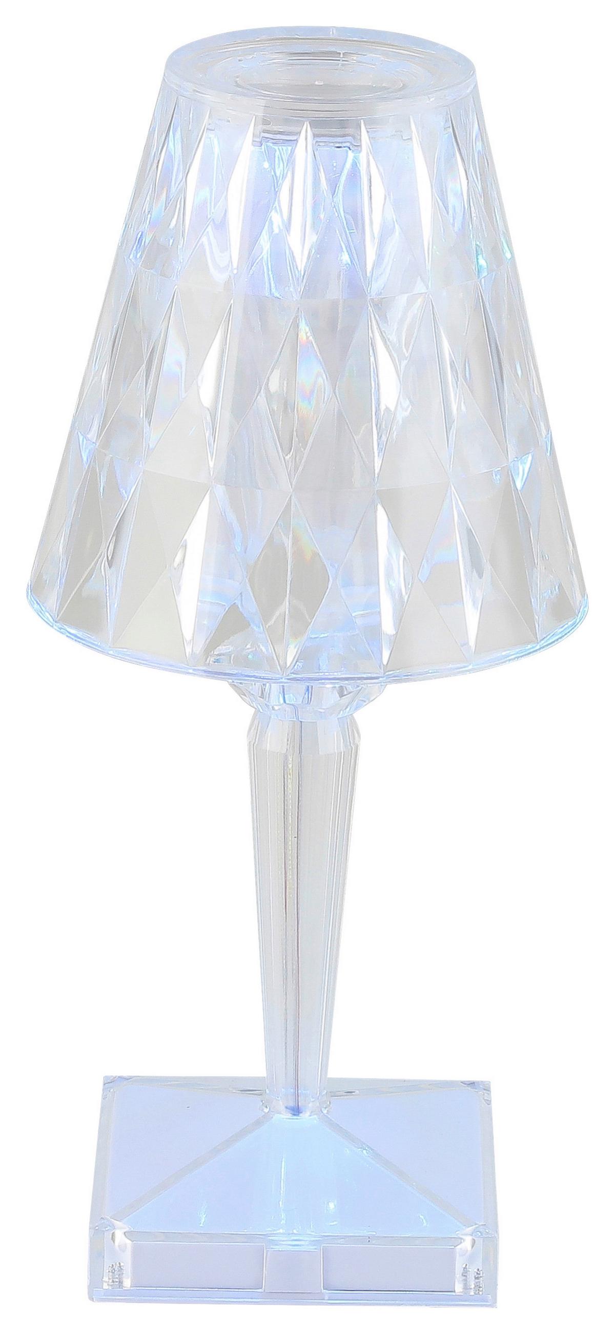Led Asztali Lámpa Tulio - áttetsző, műanyag (12/26cm) - Modern Living