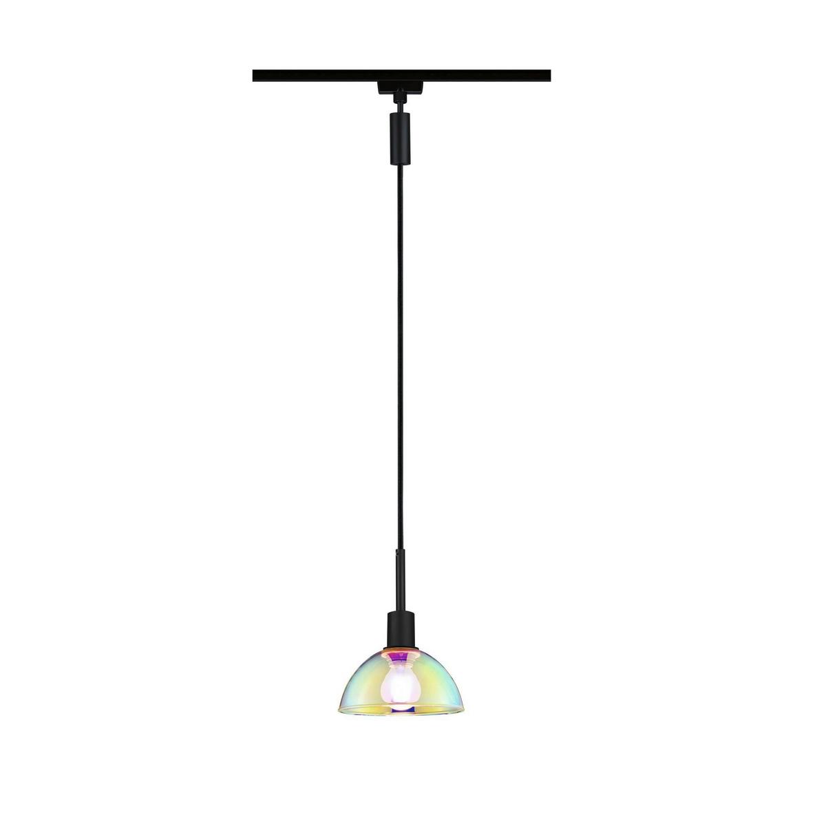 Schienensystem-Hängeleuchte Pendulum Sarrasani max. 20Watt - Multicolor, Design, Glas/Metall (14/140cm) - Paulmann