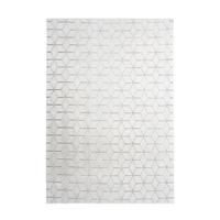 Teppich Vivica 125 Weiss / Taupe - Taupe/Weiss, Konventionell, Textil (160cm) - Kayoom