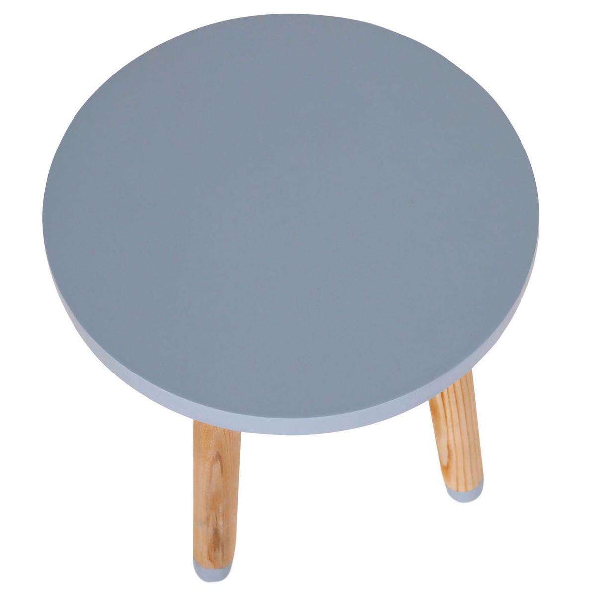 ZESTAW DO SIEDZENIA DLA DZIECI ANOUK - jasnoniebieski, Konventionell, materiał drewnopochodny/drewno