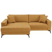Kutna Garnitura Ted - boje senfa/crna, Trend, tekstil/metal (174/228cm) - Modern Living