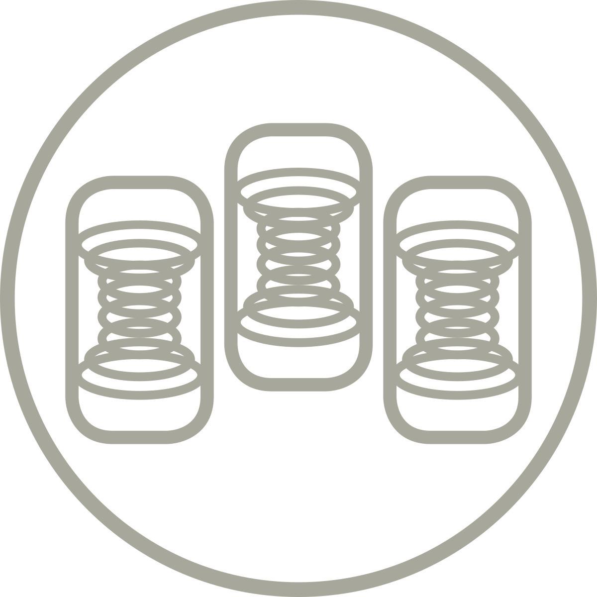 Boxspringbett Rabina Grau/Eichefarben ca. 180x200cm - Eichefarben/Grau, KONVENTIONELL, Holzwerkstoff/Textil (180/200cm) - Mömax