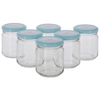 Befőttesüvegszett 6db/csomag Basic - Basics, Üveg/fém (6,5/8,5cm)