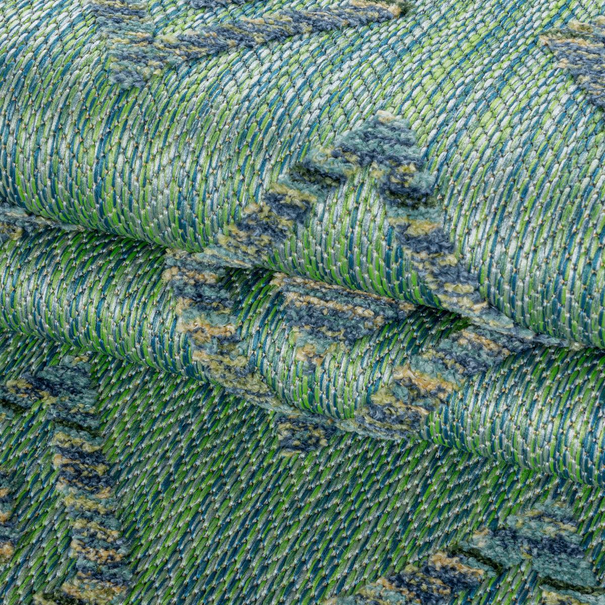 Läufer Bahama Grün ca. 80x250cm - Grün, Design, Textil (80/250cm) - Novel