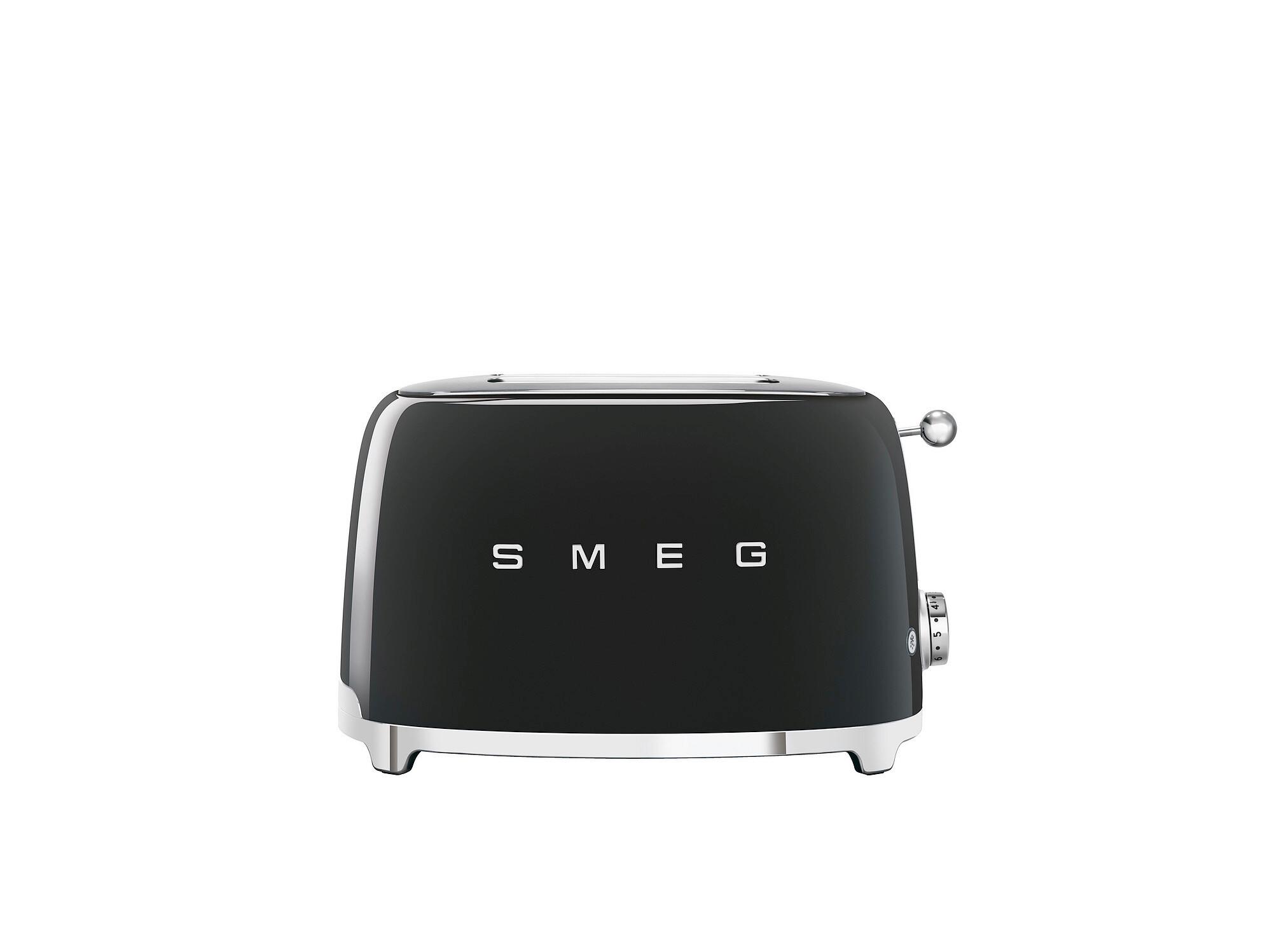 TOSTER TSF01BLEU SMEG - czarny, Basics, metal (31/19,8/19,5cm) - SMEG