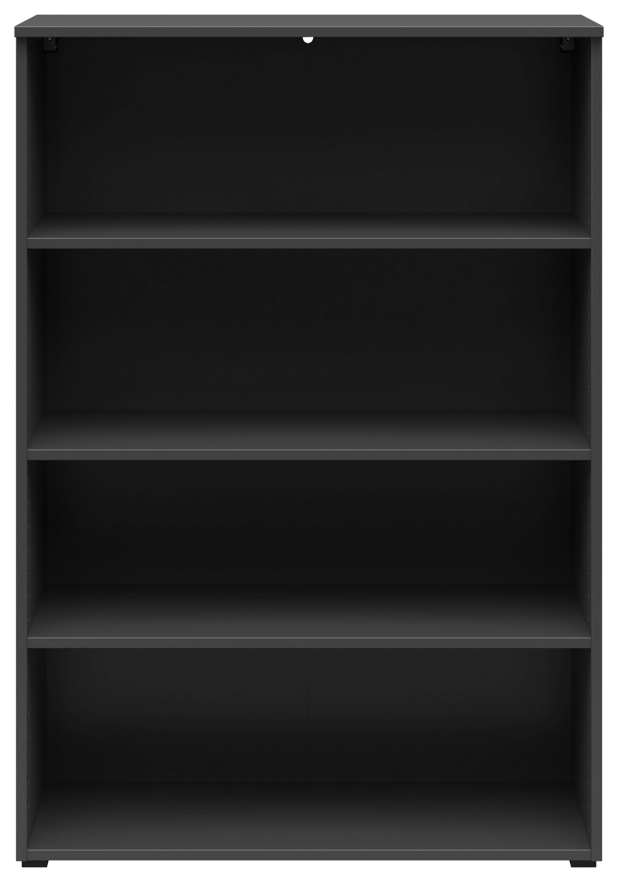 Regal Multistauraum Graphitfarben - Anthrazit/Graphitfarben, Modern, Holzwerkstoff/Kunststoff (80/115/40cm) - Premium Living