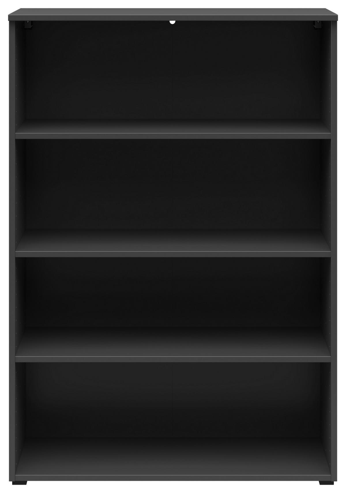 Regal Multistauraum Graphitfarben - Anthrazit/Graphitfarben, Modern, Holzwerkstoff/Kunststoff (80/115/40cm) - Premium Living