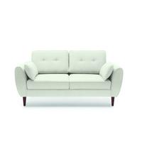 Canapea cu 2 locuri CANDY - gri deschis, Modern, lemn/textil (187/86/94cm) - Modern Living