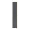 GARDEROB CADIX -EXKLUSIV- - svart/antracit, Modern, trämaterial/plast (60/195/36cm) - Mömax