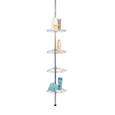Duschregal Edelstahl, 4 Ablagen - MODERN, Metall (28/65-275/20cm) - Mömax modern living Duschregal Edelstahl, 4 Ablagen - MODERN, Metall (28/65-275/20cm) - Mömax modern living