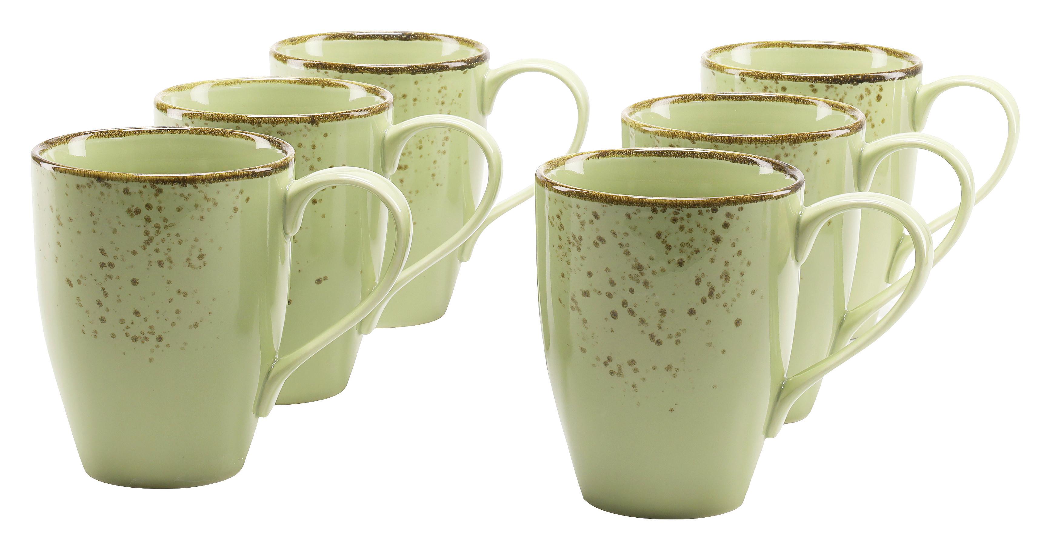Kaffeebecherset 22053 Nature Collection - Grün, Trend, Keramik (300ml) - Creatable