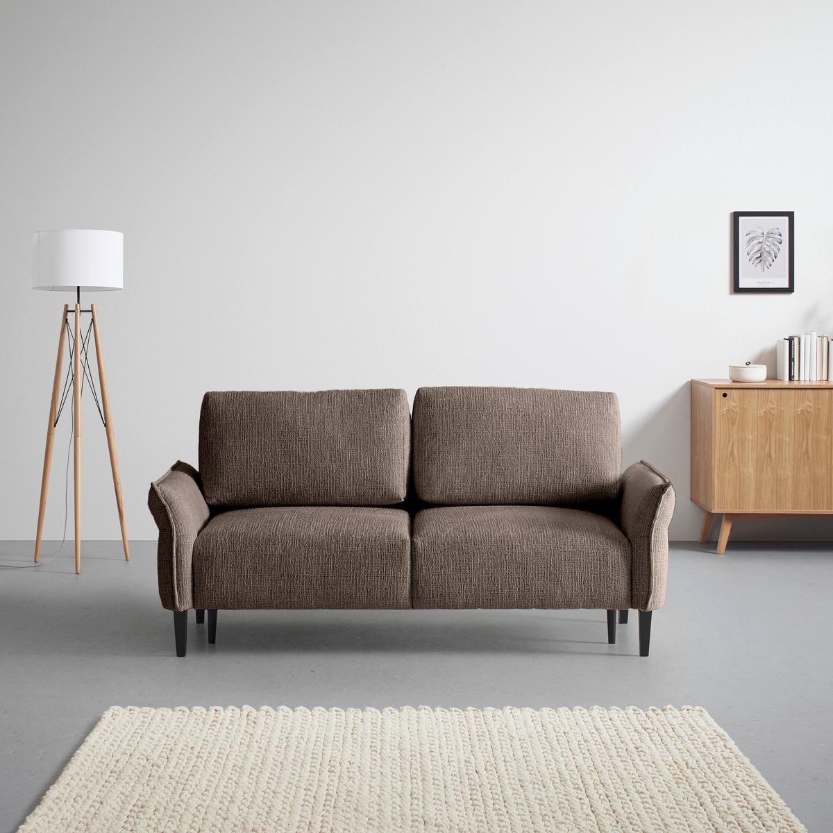 CANAPEA CU 3 LOCURI CUSTOM - crem/maro închis, Modern, textil (183/85/92cm) - Mömax