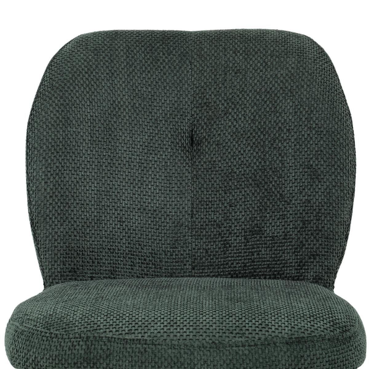 Stuhl Mara Grün/Schwarz - Schwarz/Grün, LIFESTYLE, Holz/Textil (52/87/64cm) - Mömax